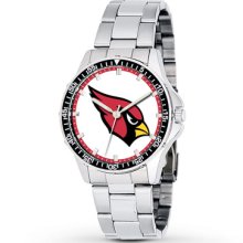 Jared Menâ€™s NFL Watch Arizona Cardinals Stainless Steel- Men's Watches