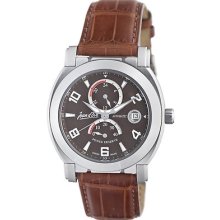 Jean D'eve Men's Luna Brown Dial Stainless-steel Bracelet Watch 847051rs.aa.n