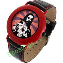 Jewelry Jesus Symbol Line Band Quartz Watch