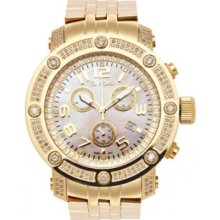 Joe Rodeo Apollo 1.70Ct Diamond watch Yellow Gold Case