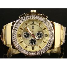 Jojo/just Bling/ Jojino Rockstar Gold 16 Diamond Watch