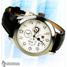 Joshua And Sons Ss Js-09-01 Automatic Limited Edition White Dial Fashion