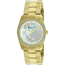 Kenneth Cole Ladies Gold Plated Bracelet Watch Kc4732