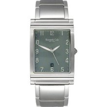 Kenneth Cole Wristwatches Reaction Watch Model Kc3396 Square Dial Face