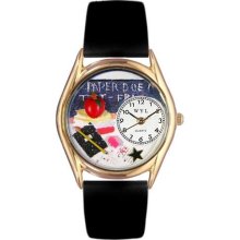 Kindergarten Teacher Red Leather And Goldtone Watch ...