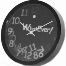 Kirch 10393DBLACK Verichron Falling Numbers Wall Clock