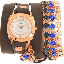 La Mer Dusk Crystal Wrap Watches : One Size