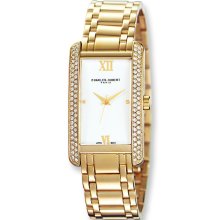 Ladies Charles Hubert IP-plated Off White 21x29mm Watch