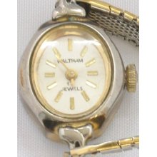 Ladies' Vintage Waltham Mechanical Hand Winding Watch Ref:cd222-6061 17 Jewels