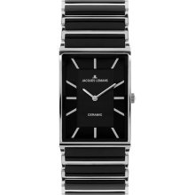 Lady's Jacques Lemans 1594a Ceramic Ip Black $598