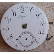 Longines Pocket Watch Movement, 40,5 Mm. In Diameter Balance Broken