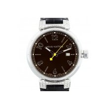 Louis Vuitton Tambour Q111G Large Diamond Mens Watch