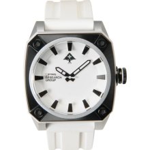 LRG Gauge Silver, White & Black Analog Watch