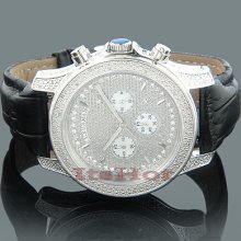 Luxurman Mens Diamond Watch 0.50 ct Freeze