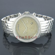 Luxurman Watches Mens Diamond Wristwatch 0.25ct