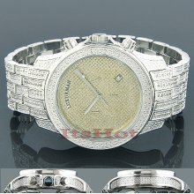 Luxurman Wrist Watches Mens Diamond Watch 1.25ct