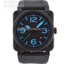 Luxury Mens Ross Auto Stainless Steel Br-03-92-blue Automatic Watche
