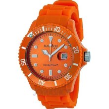 Madison Candy Time XL Orange Polycarbonate Unisex Watch G4167-04- ...