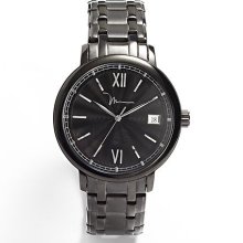 Marc Anthony Black Stainless Steel Watch - Men