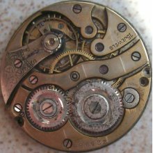 Marconi Vintage Pocket Watch Movement & Dial 44 Mm. In Diameter