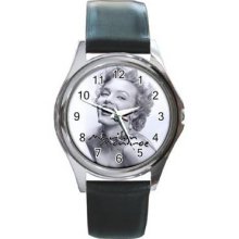 Marilyn Monroe Vol 1 Unisex Silver-Tone Round Metal Watch 14
