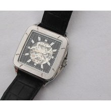 Mastertime Men's Large Automatic Skeleton Watch
