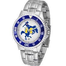 McNeese State Cowboys Mens Steel Bandwrist Watch