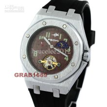 Mens Classic Watch Brown Dive Automatic Stainless Steel Men's Modern
