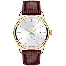Men's ESQ Movado Chronicle Watch with Round White Dial (Model: