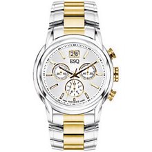 Men's ESQ Movado Quest Sport Chronograph Watch in Two-Tone Stainless