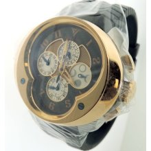 Men's Franc Vila Fva12-9a Rose Gold Annual Calendar Automatic Watch