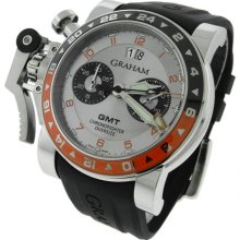 Men's Graham Chronofighter Oversize 2ovasgmt.s01a Steel Automatic Watch
