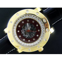 Men's Icetime 50mm Round 0.25CT Diamond Automatic Watch