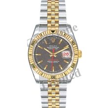 Men's Rolex Oyster Perpetual Datejust Turn-O-Graph Watch - 116263_GreyIJ