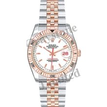 Men's Rolex Oyster Perpetual Datejust Turn-O-Graph Watch - 116261_WhtIJ
