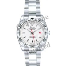 Men's Rolex Oyster Perpetual Datejust Turn-O-Graph Watch - 116264_WhtIO