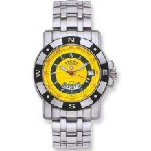 Mens Swiss Military Grenadier Gmt Yellow Dial Watch