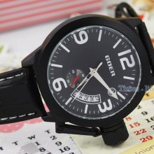 Mens Watch Automatic Mechanical Rare Winder Date Gift