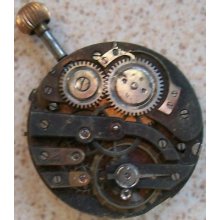 Mi Chronometre Vintage Pocket Watch Movement 40,5mm Balance Ok. Need Service