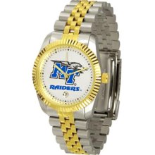 Middle Tennessee State MTSU Mens Steel Executive Watch