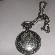 Milan Quartz Pocket Watch With Deer