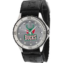 Milwaukee Bucks Veteran Velcro Mens Watch