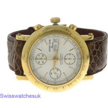 Mont D'or 18k Gold Automatic Chronograph Mens Watch