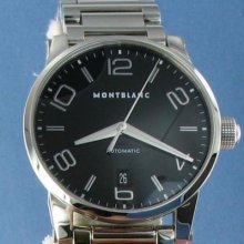 Montblanc Timewalker 105962 Black Dial Automatic Steel Watch $3340