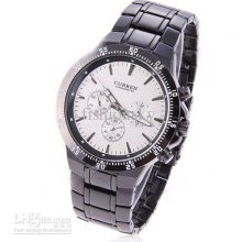 New Arrival. Stylish Curren Round White Dial Stainless Steel Japan M