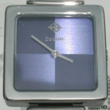 New Genuine ZODIAC Swiss Purple Dial Stainless Steel Ladies Luxury Dr
