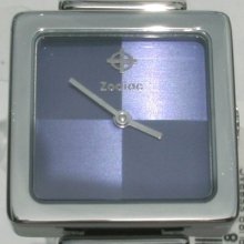 New Genuine ZODIAC Swiss Purple Dial Stainless Steel Ladies Luxury Dr