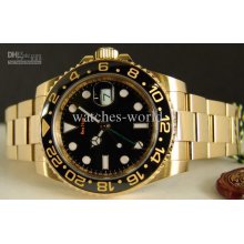 New Luxury Lls Automatic Men Watch Green Pointer All 18kt Gold 40mm