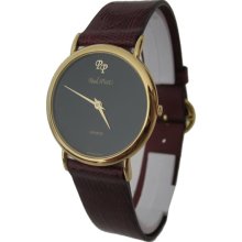 New old stock quartz Paul Picot 5194 gold plated extra slim Swiss watch