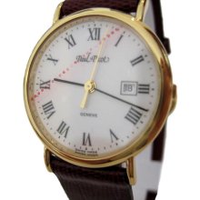 New old stock quartz Paul Picot 5199 1684 3 gold plated slim Swiss watch